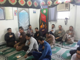 برگزاری مراسم سوگواری و سینه زنی بمناسبت فرارسیدن اربعین حسینی در سما اهواز