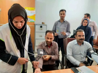 اجرای طرح بسیج ملی کنترل فشار خون در مرکز آموزشی و فرهنگی سما اهواز