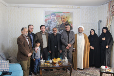 دیدار مجموعه سما اهواز با خانواده شهید مدافع حریم امنیت پاسدار شهید اکبر مرادی
